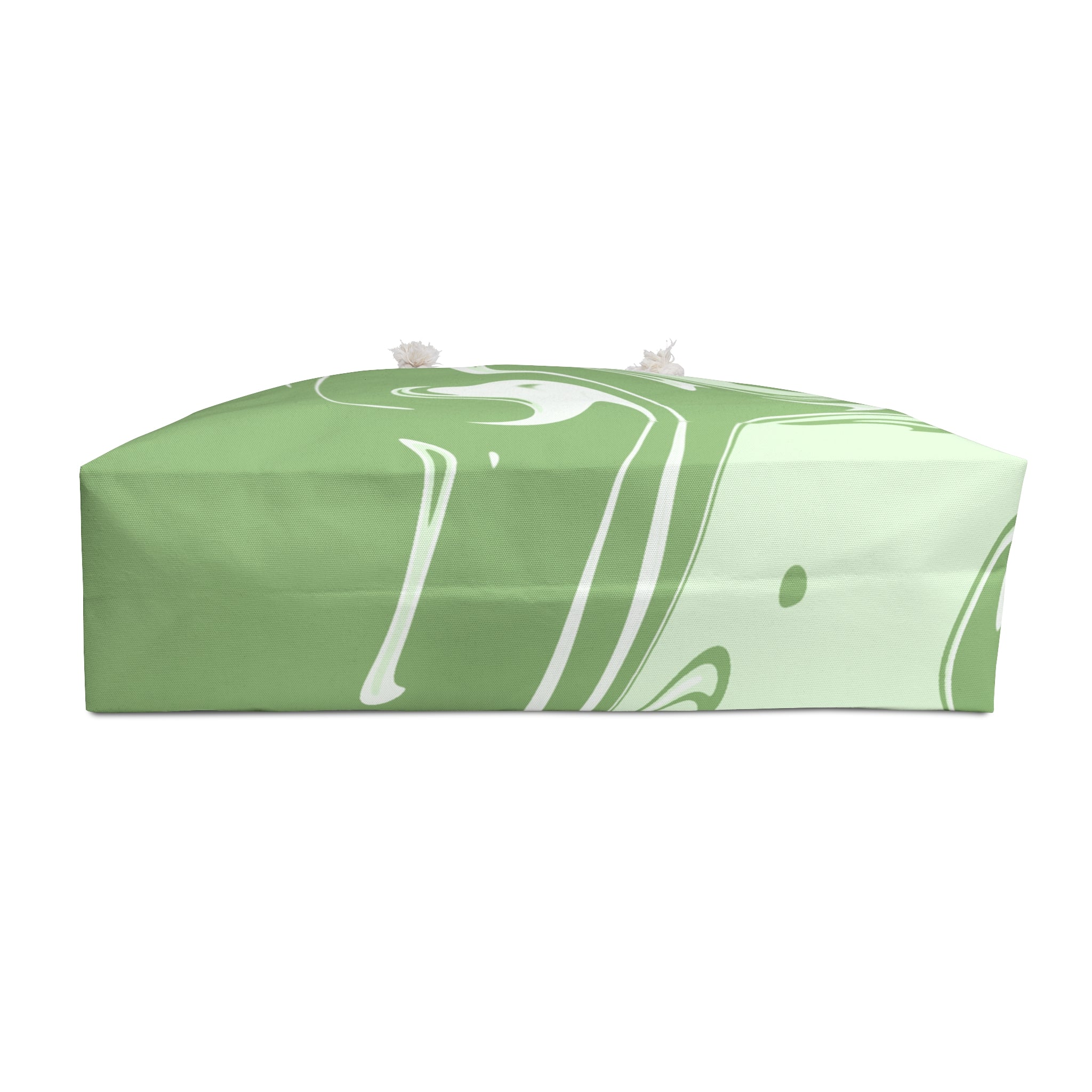 Matcha Green Aesthetic Tote Bag – Marble Print Everyday Travel Bag for Women