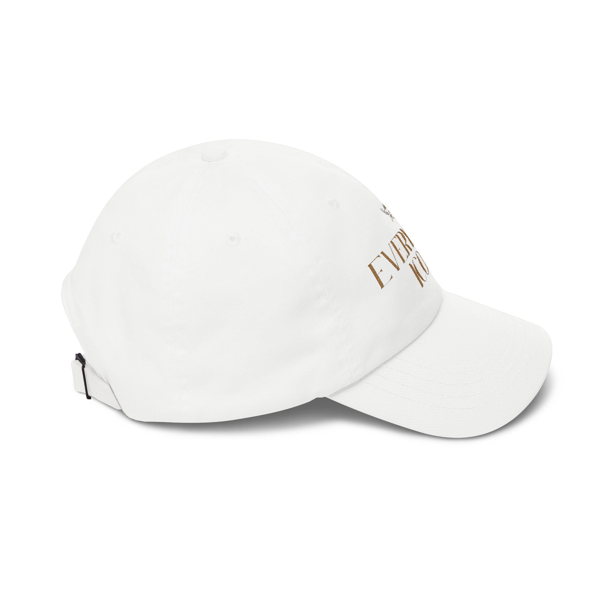 Dirt Pretty 13 Dad Cap — "Everyday Icon" White Embroidered Baseball Hat