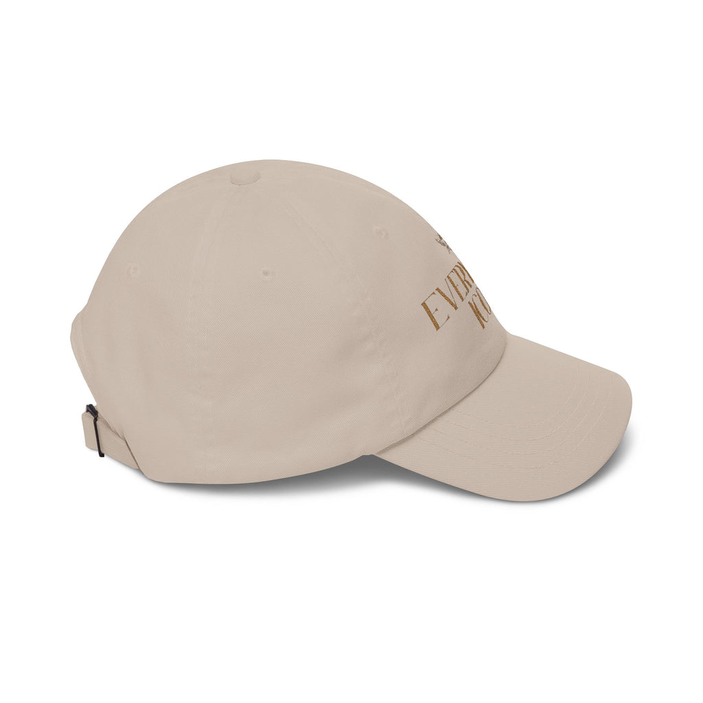 Dirt Pretty 13 Dad Cap — "Everyday Icon" White Embroidered Baseball Hat