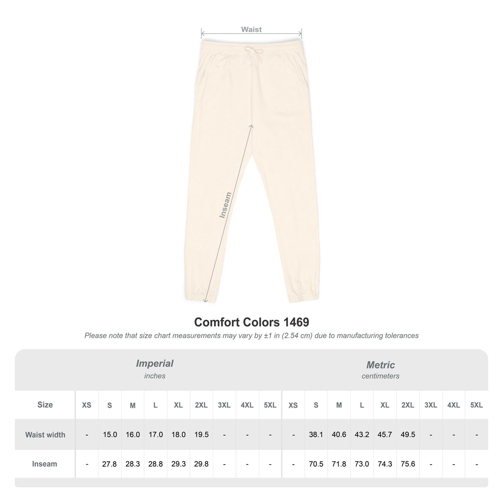 Cream Fleece Sweatpants with Minimal Script Logo — Cozy Everyday Joggers