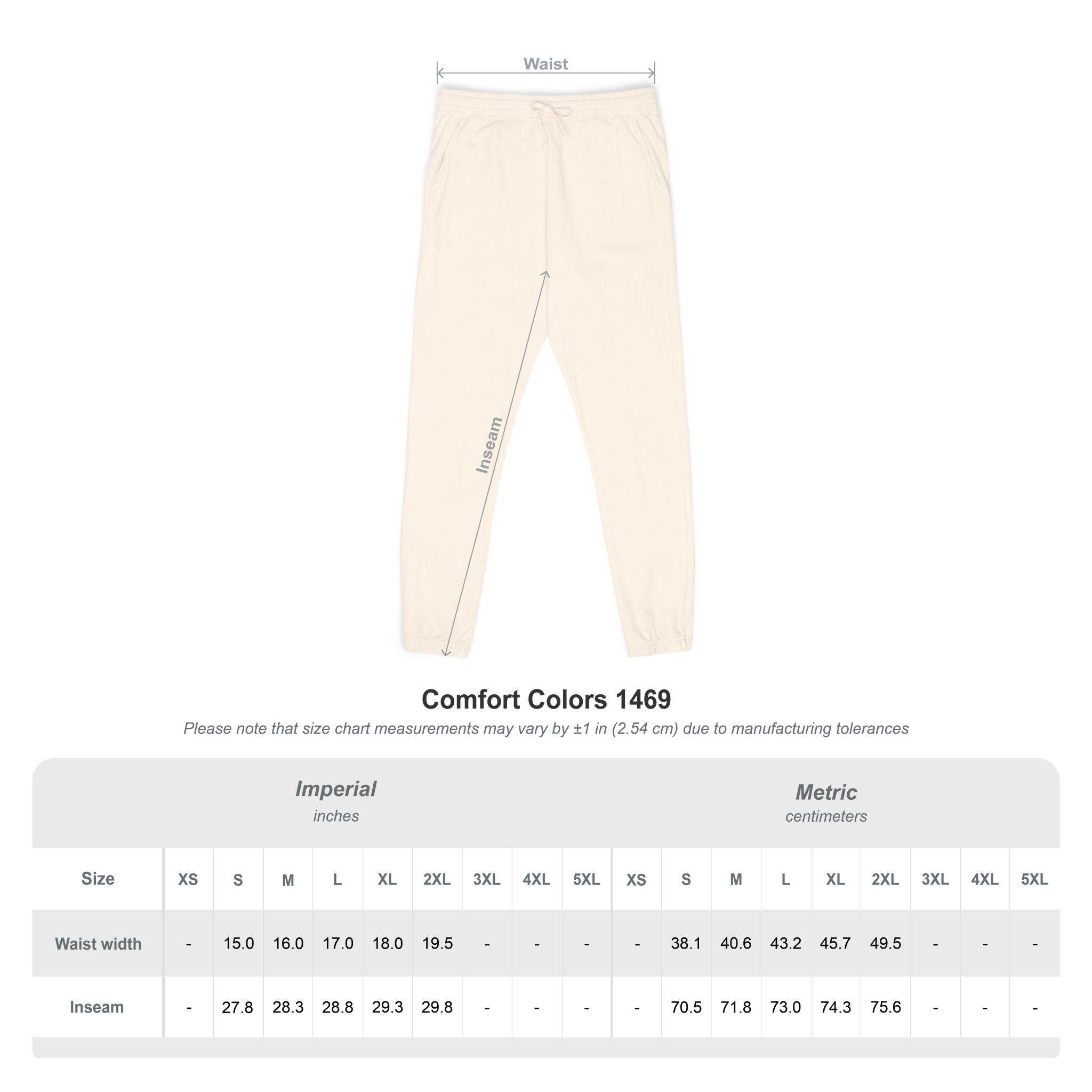 Cream Fleece Sweatpants with Minimal Script Logo — Cozy Everyday Joggers