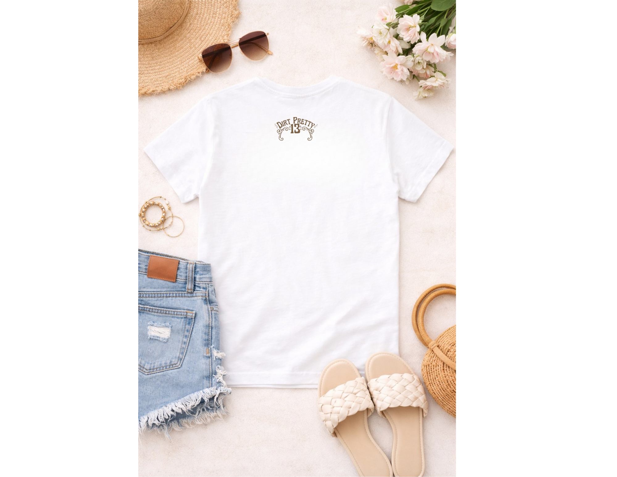 Pretty Not Polite Soft Tee Jersey Short Sleeve Tee
