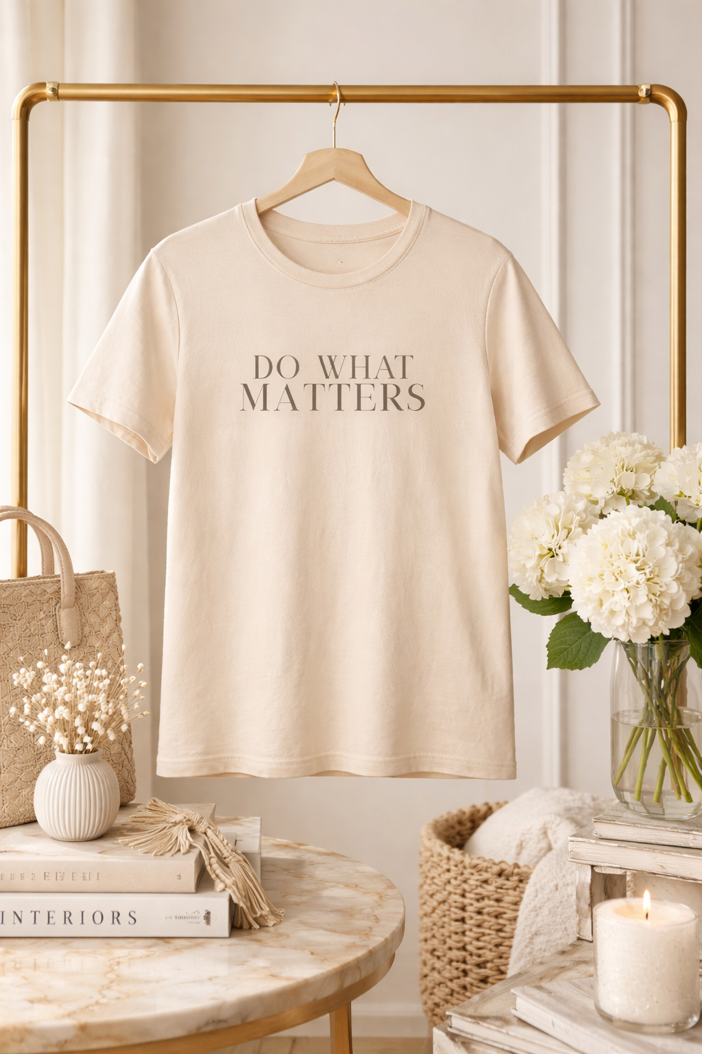Dirt Pretty 13 Do What Matters Tee — Minimalist Inspirational Short Sleeve Shirt