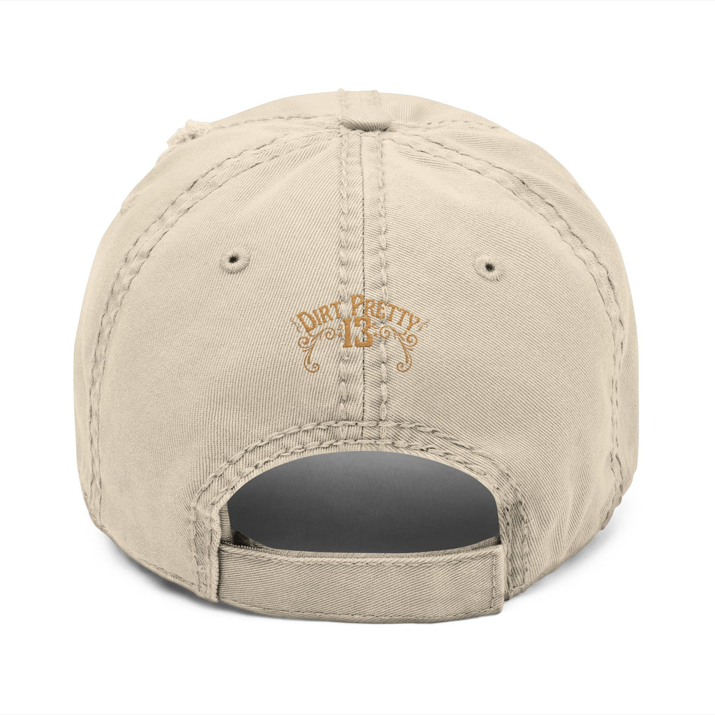 Embroidered 'Classy Not Quiet' Distressed Dad Hat