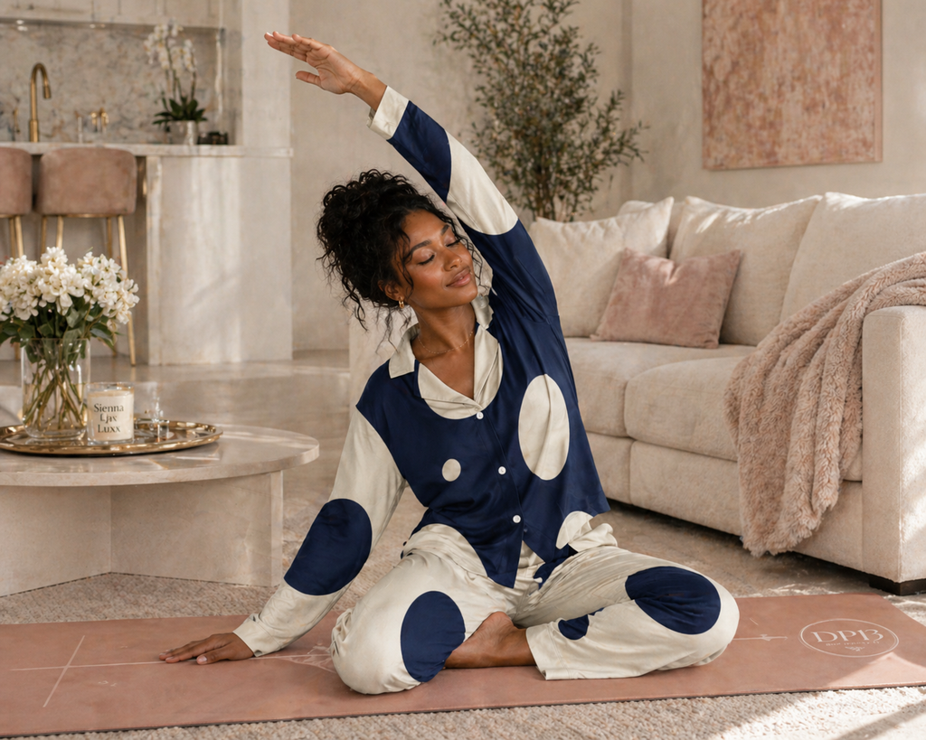 Women’s Lounge Pajama Set – Soft Printed Button Down Sleepwear (Sizes XS-4X)