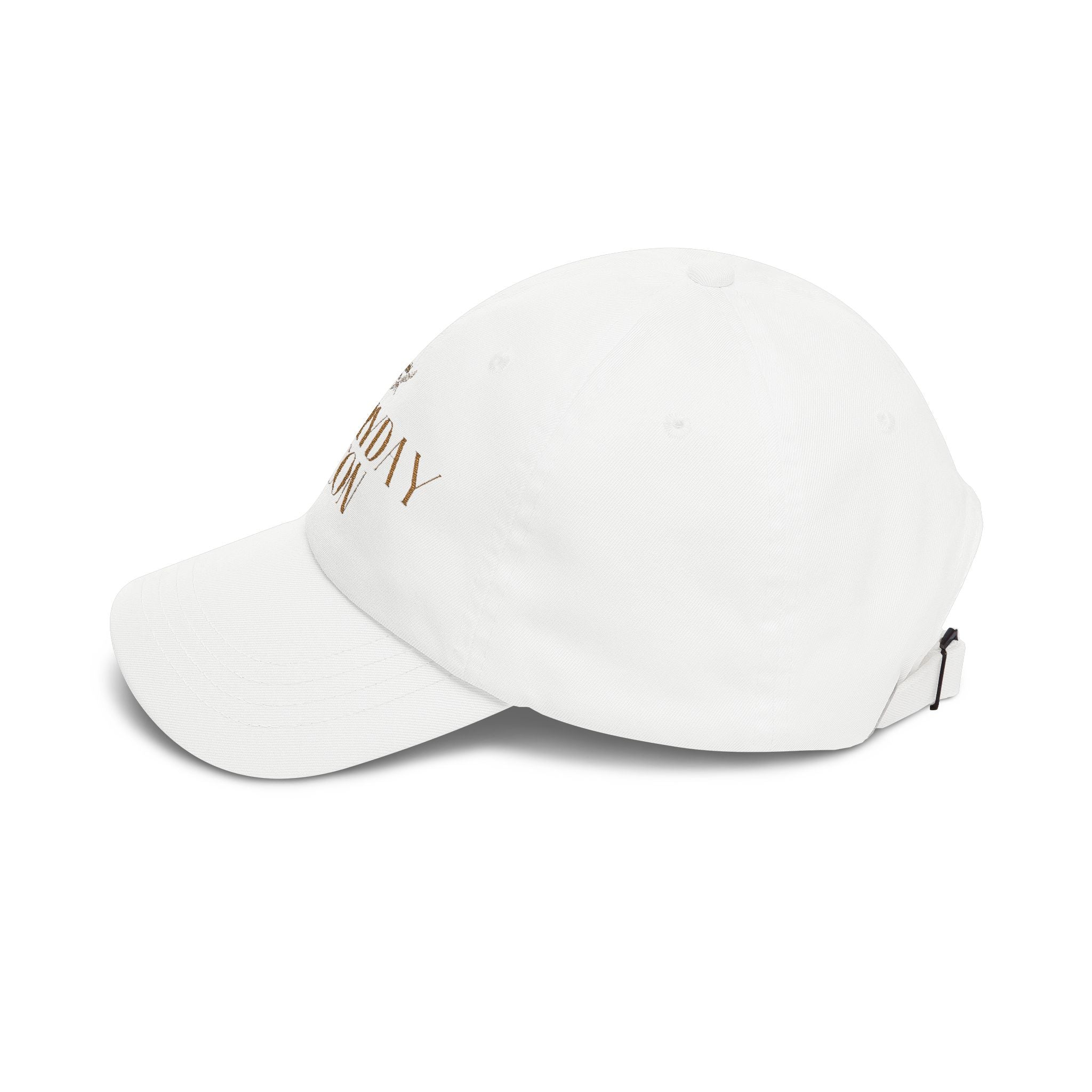 Dirt Pretty 13 Dad Cap — "Everyday Icon" White Embroidered Baseball Hat